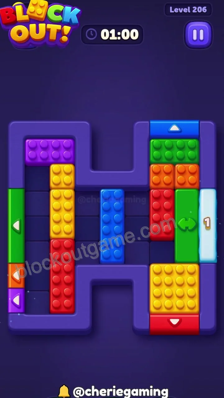 Block Out Level 206 step 6