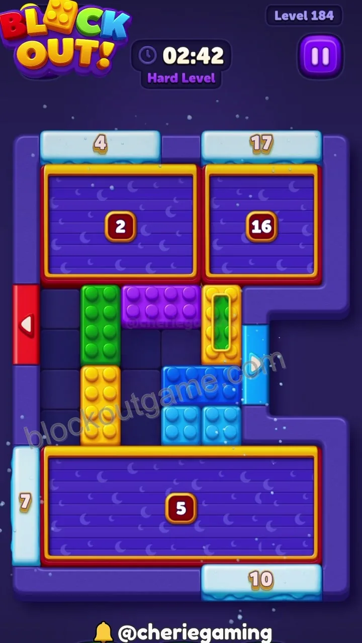 Block Out Level 184 step 4