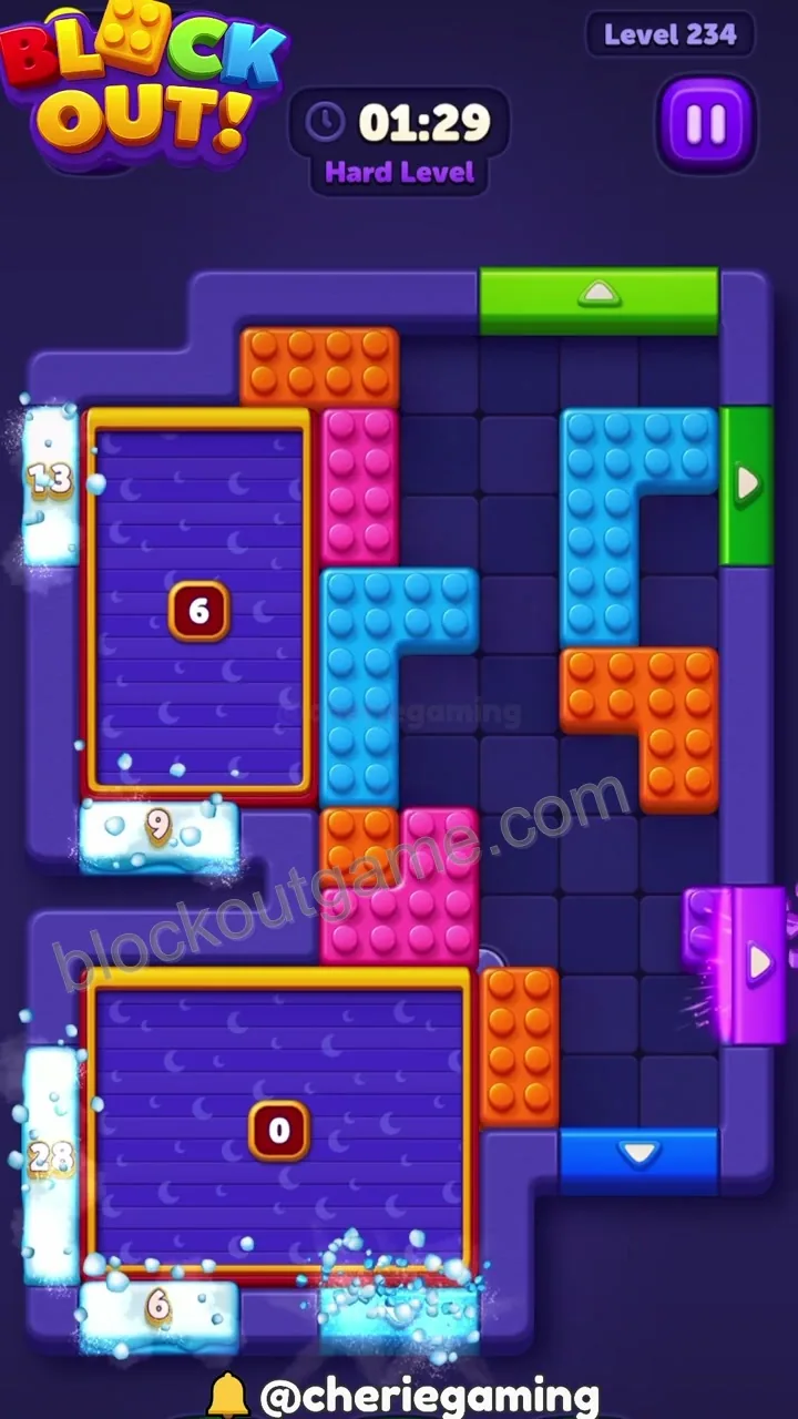 Block Out Level 234 step 6