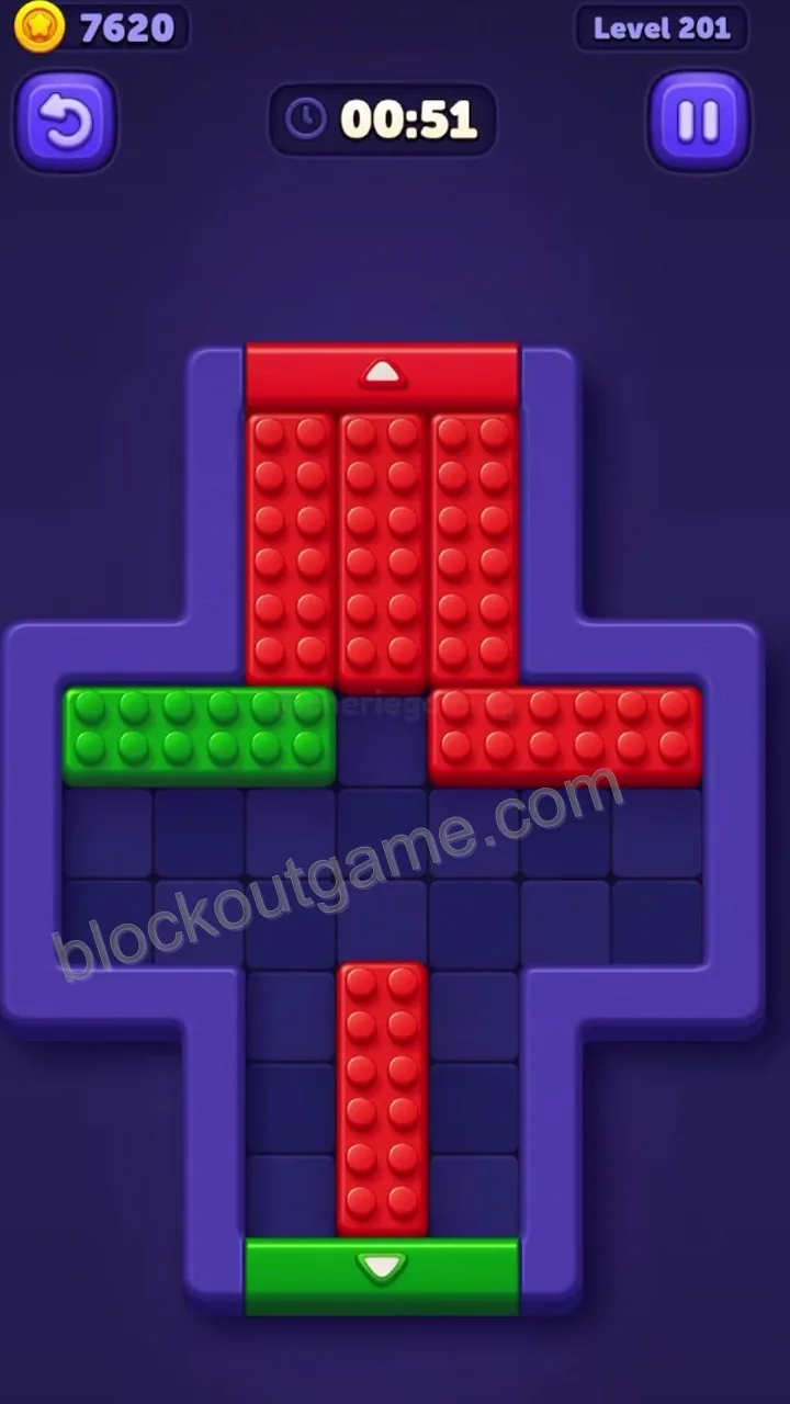 Block Out Level 201 step 6