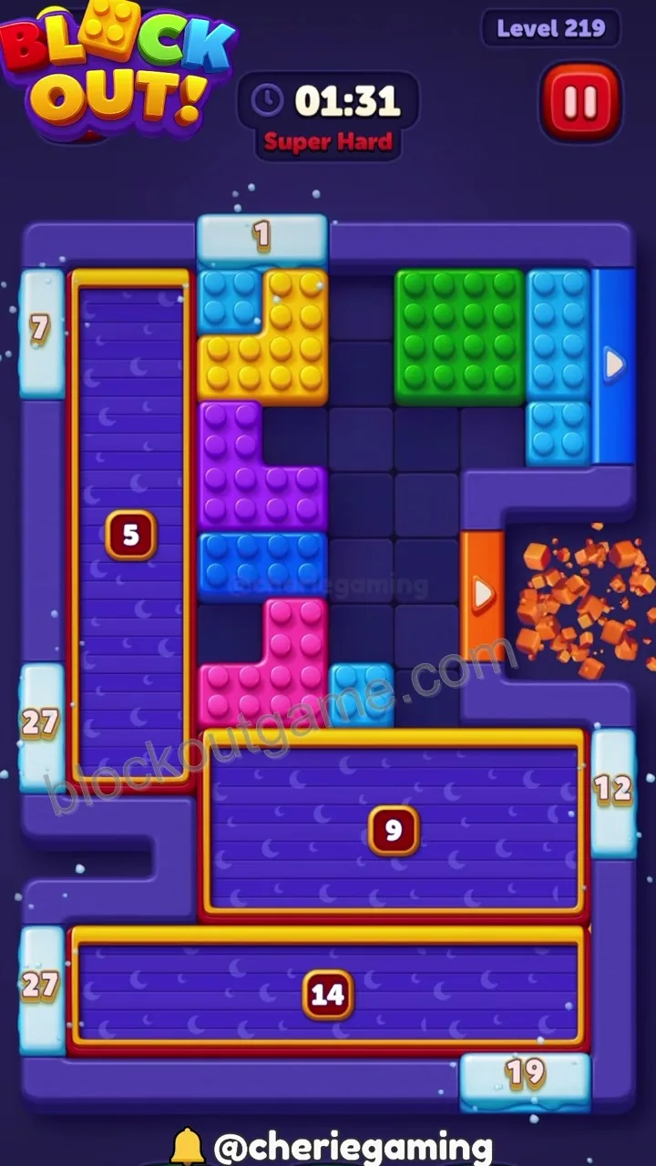 Block Out Level 219 step 4
