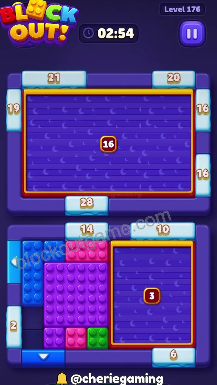 Block Out Level 176 step 2