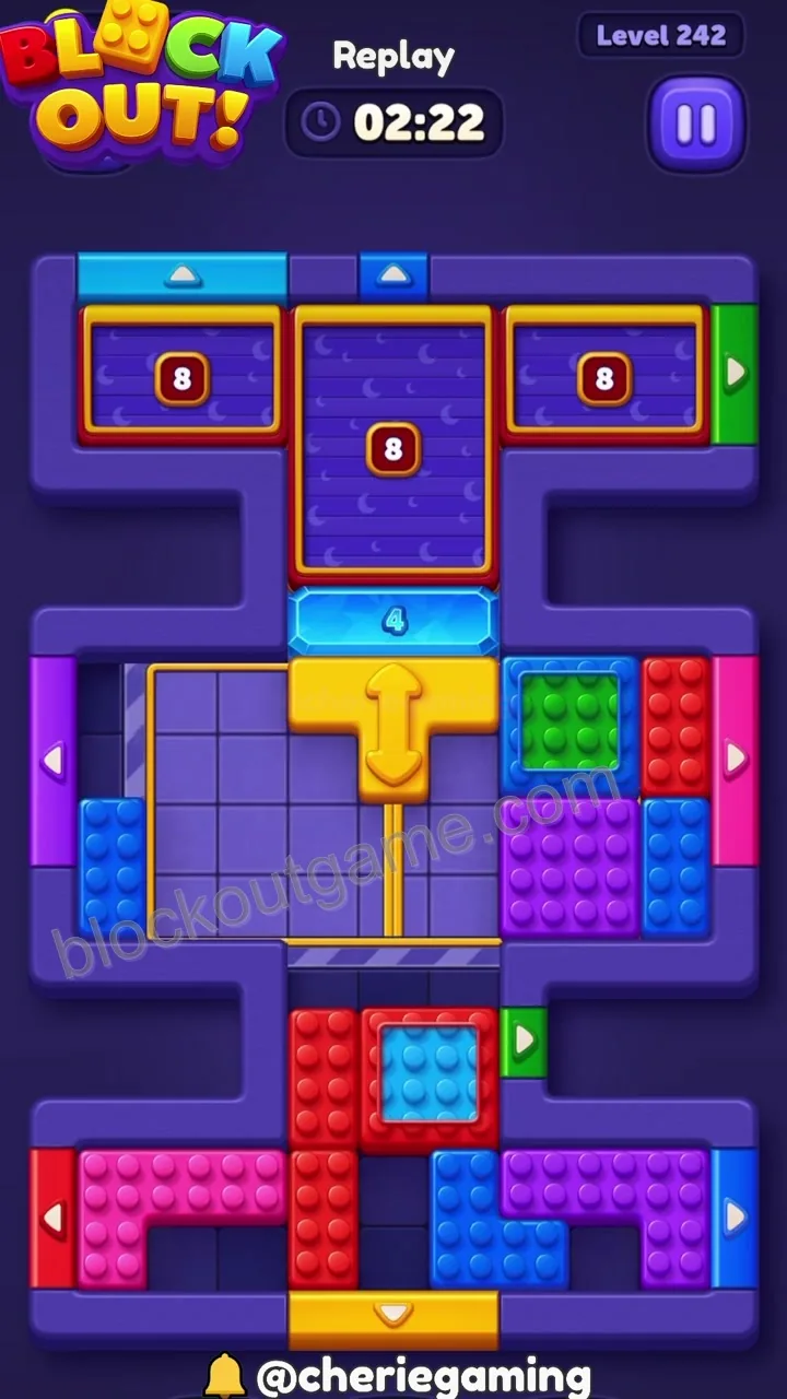 Block Out Level 242 step 7