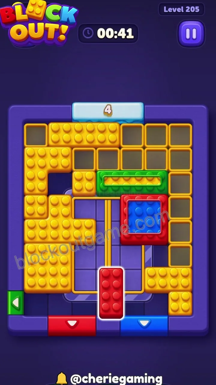 Block Out Level 205 step 6