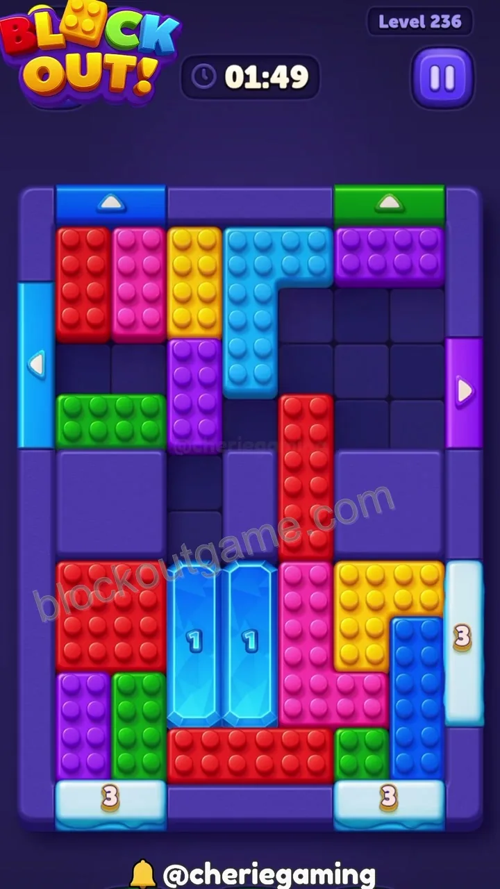 Block Out Level 236 step 6