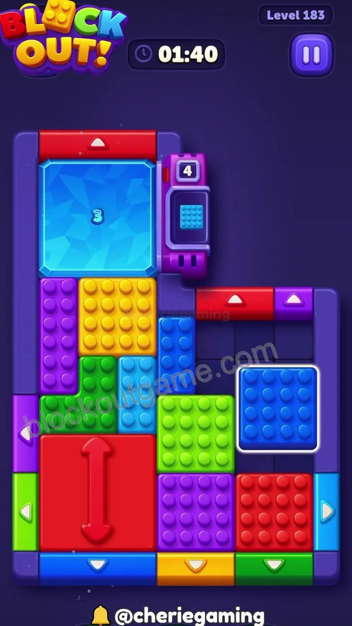 Block Out Level 183 step 3