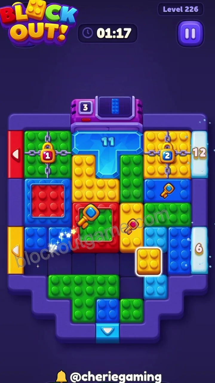 Block Out Level 226 step 3